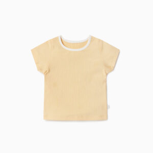 Ribbed Short Sleeve T-Shirt